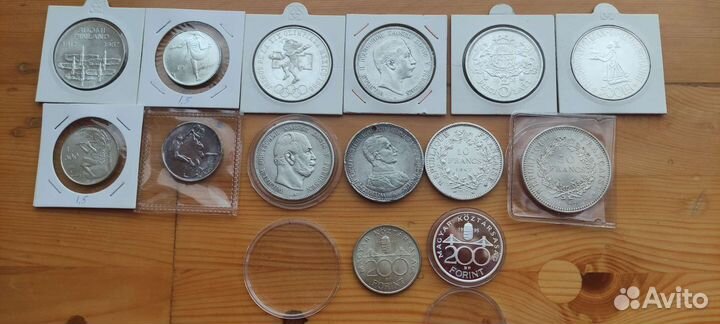 Серебро Пруссия, Сан-Марино, Франция, Румыния, Фин