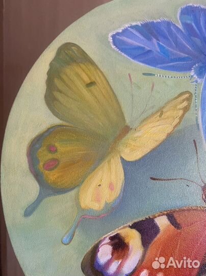 Картина маслом «Бабочки»