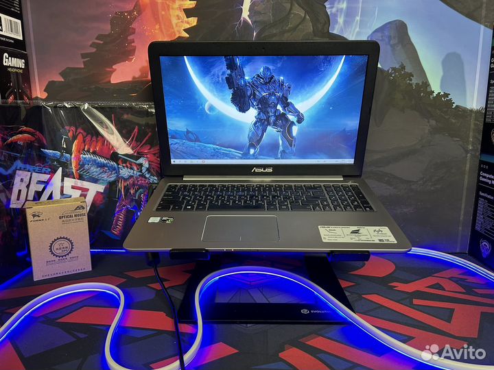 Игровой ноутбук Asus i5 GTX 12GB озу 4GB видео SSD