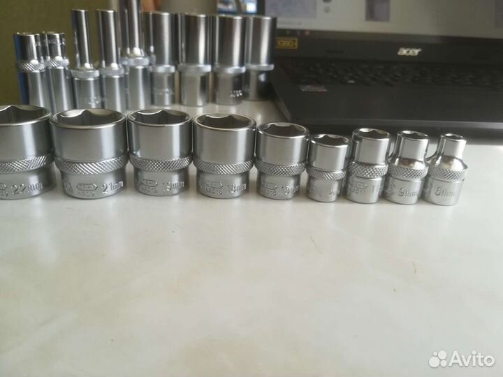 Набор ключей\головок трещотка отвертка kingtony