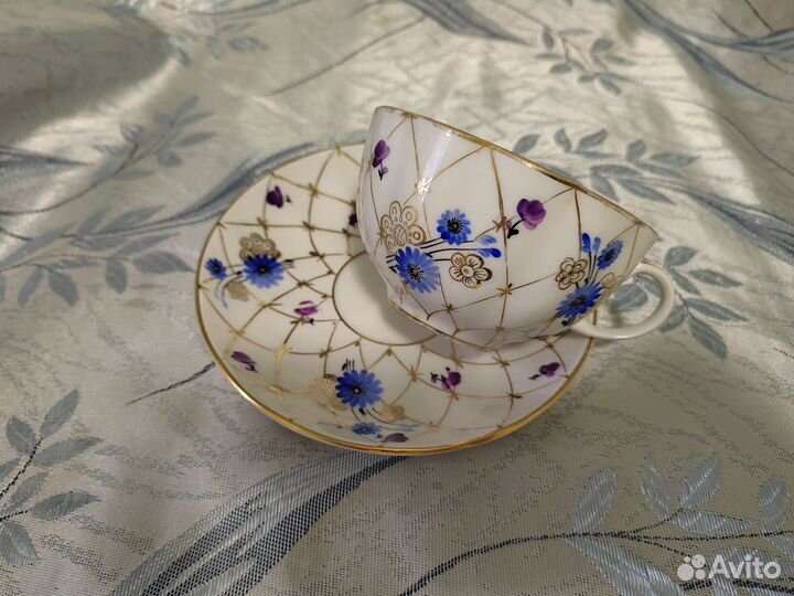 Сервиз чайный Золотая сетка лфз (чайная пара)