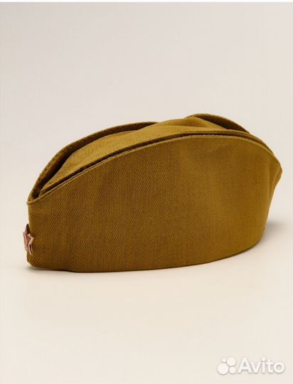 Пилотка военная солдатская на 9 мая со звездочкой