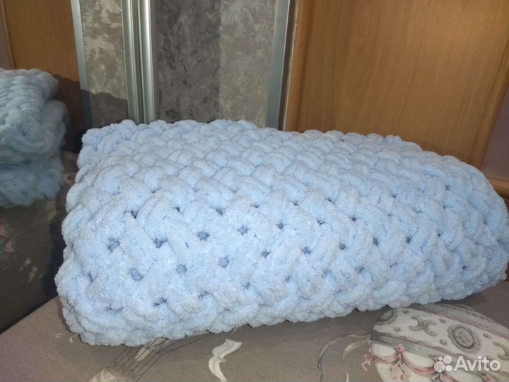 Плед из alize puffy