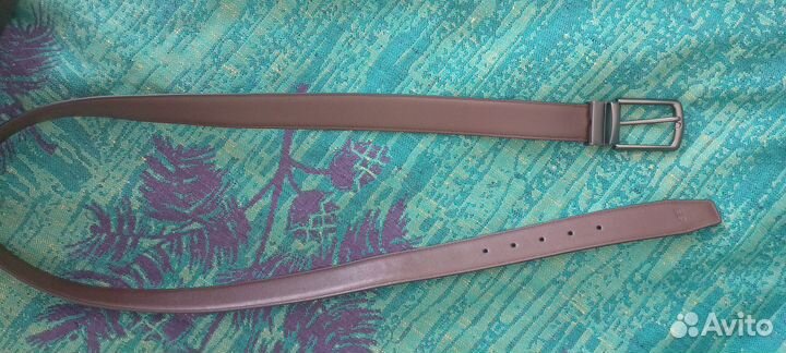 Ремень двухсторонний кожаный