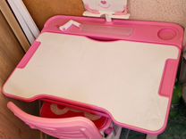 Стол и стул для школьника розовый Mealux EVO BD-04