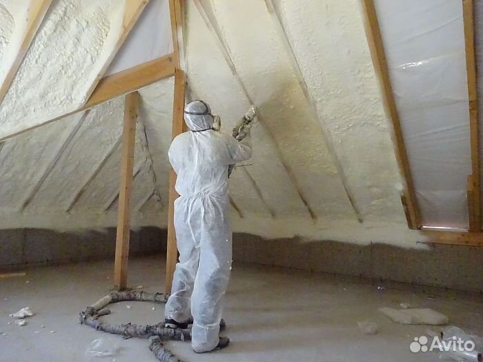 Утепление пеной