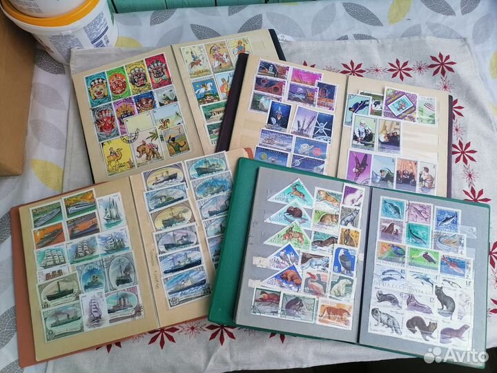 Альбомы с марками СССР