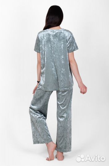 Женский домашний костюм. Бархат