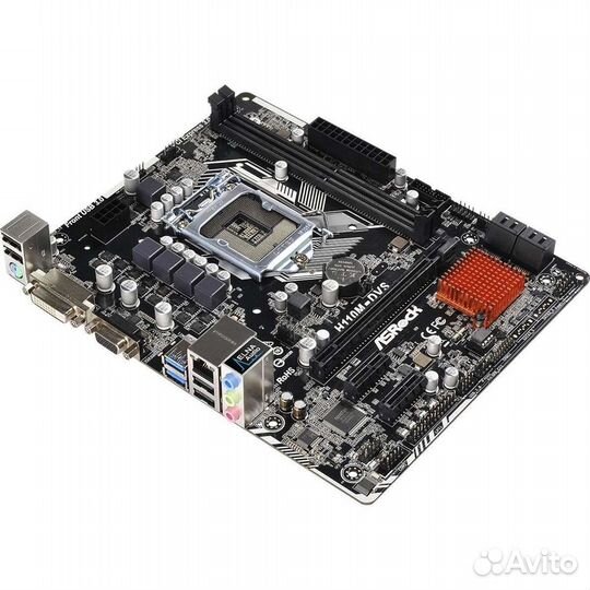 Материнская плата 1151 ASRock H110M-DVS R2.0