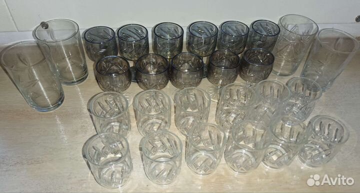 27 шт Рюмка Малая Вишера и другие стопки СССР