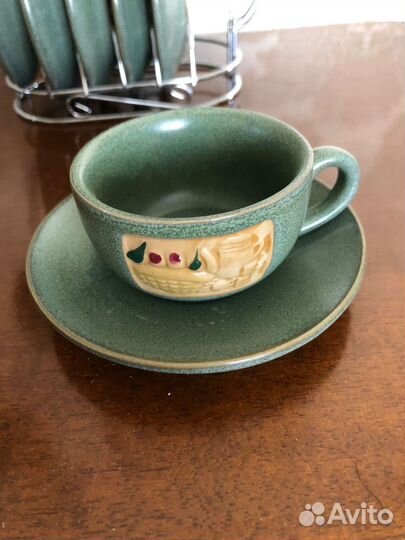 Чайный набор vabene vb 1002 с подставкой