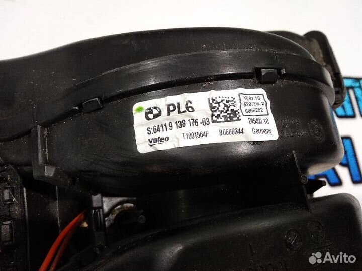 Моторчик отопителя задний BMW 5 GT 2010 6411913817