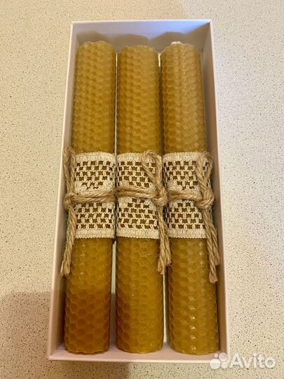 Набор свечей из воска