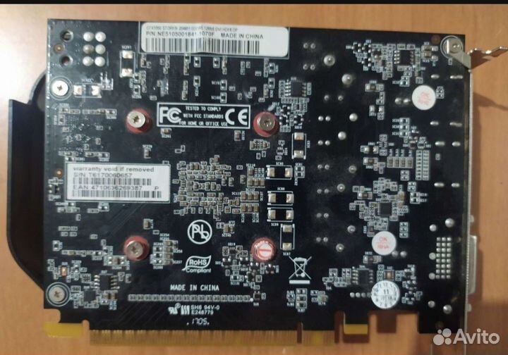 Видеокарта Palit GeForce GTX 1050 stormx 2GB