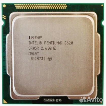Intel Pentium G620 сокет 1155, 2 x 2600 мгц