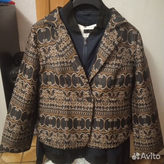 Пиджак женский, сарафан черный