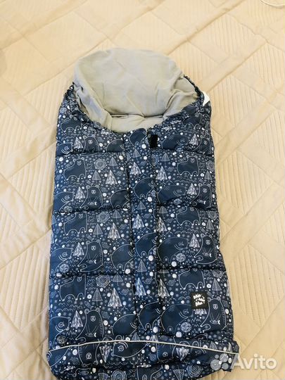 Зимний Конверт для коляски до 3х лет