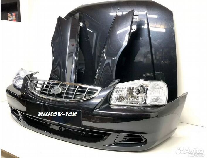 Hyundai Accent Бампер Капот Крыло Фары в цвет