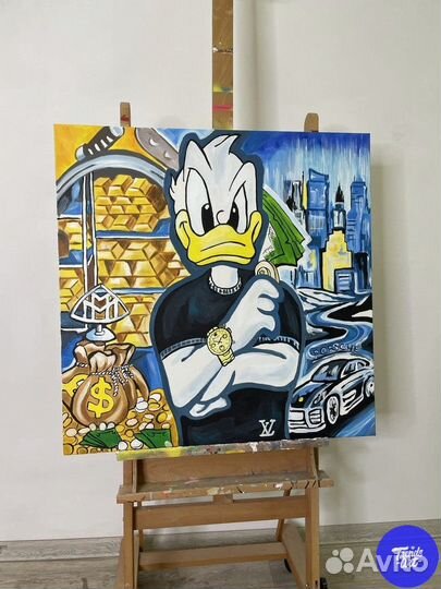 Купить картину на Авито акрилом по фото
