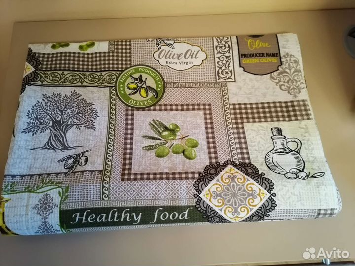 Полотенце/скатерть Оливки 76*152 новое