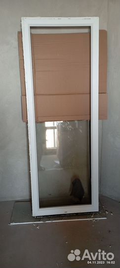 Балконный блок с дверью бу