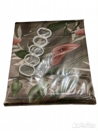 Штора для ванной сатиновая