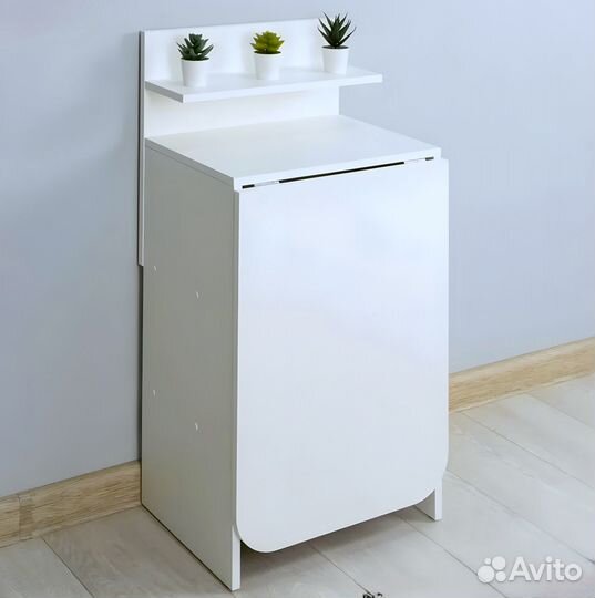 Новый Белый Раскладной Маникюрный Стол 100x95x45см