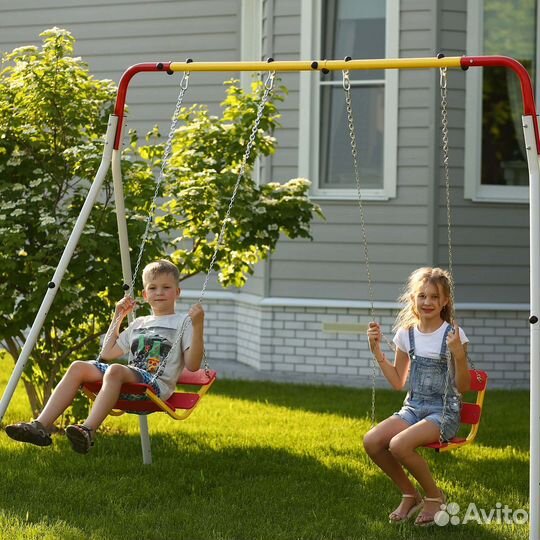 Качели детские двойные