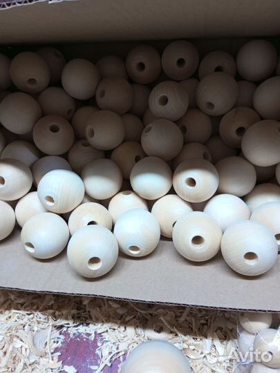 Шары из дерева