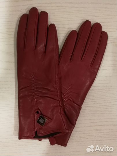 Перчатки женские кожаные 7.5