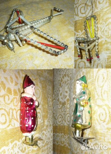 Елочные игрушки украшения СССР