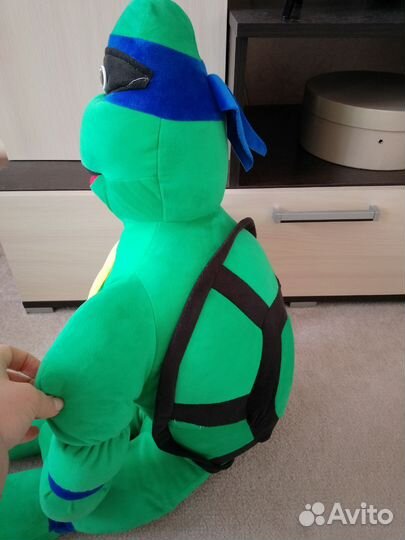 Игрушка мягкая черепашка ниндзя