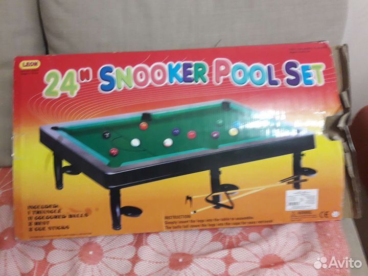 Настольная игра бильярд б/У