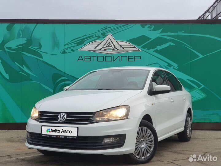 Volkswagen Polo 1.6 AT, 2018, 88 158 км