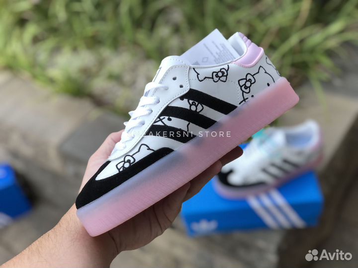 Кроссовки Adidas Samba Rose Hello Kitty