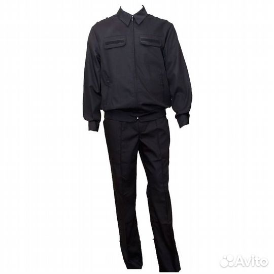 Костюм черный офисный вмф длинный рукав