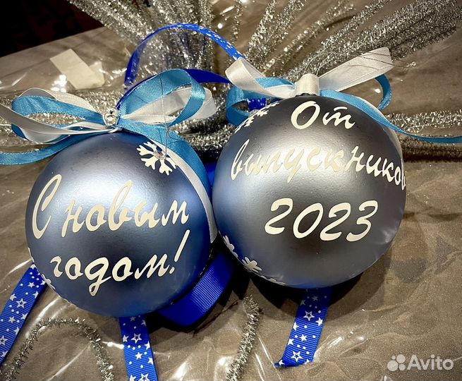 Шары елочные