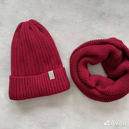 Шапка тыковка трюфель (флисовый подклад)