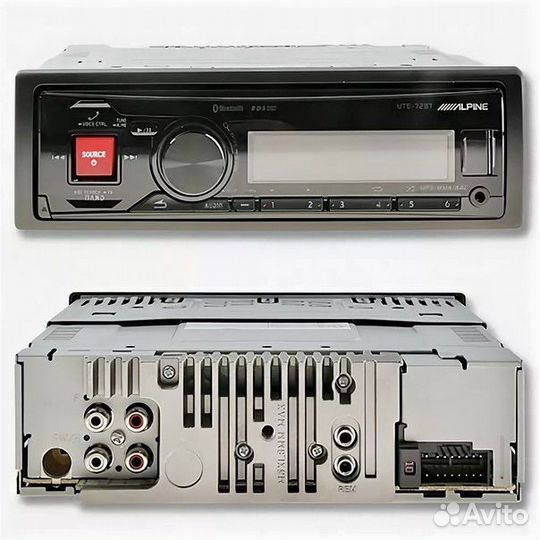 Магнитола Alpine ute-72bt (Bluetooth)