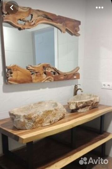 Авторская рама для зеркала из Карагача