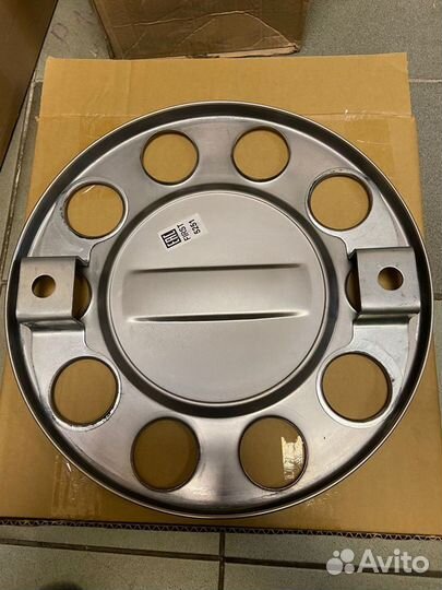 Колпаки передние (R-22.5 / грузовой / нерж) 2 шт