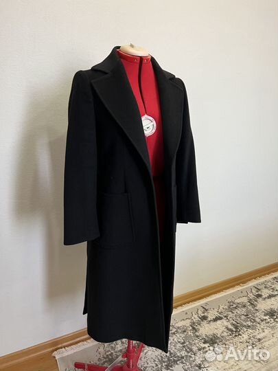 Пальто Mac&Co черное, шерсть 36 размер