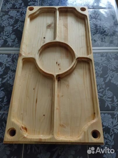 Менажница деревянная/поднос/ подарок ручная работа