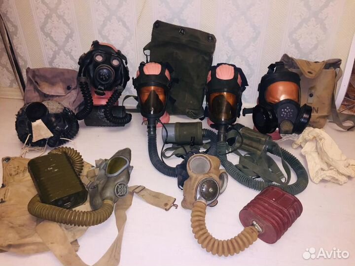 Колекция противогазов 1934-1990 г.в