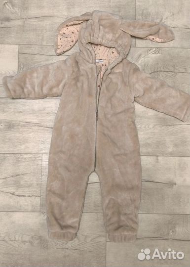 Теплые вещи пакетом на 5-9 месяцев