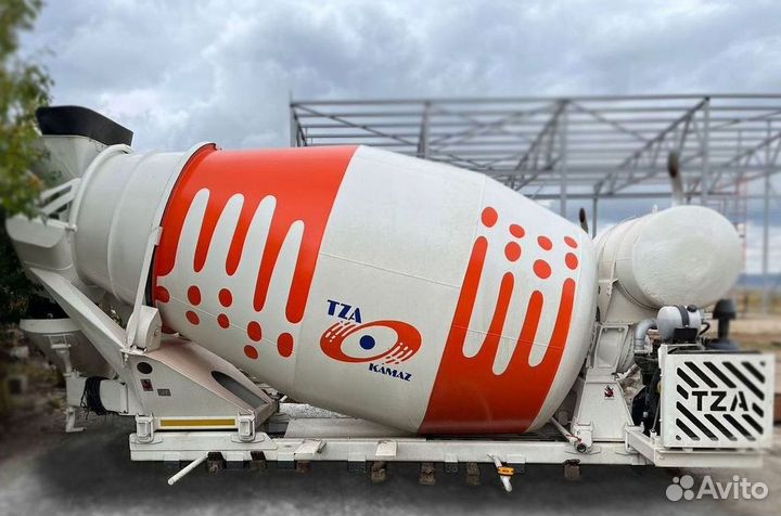 Установка миксера 6, 7 кубов