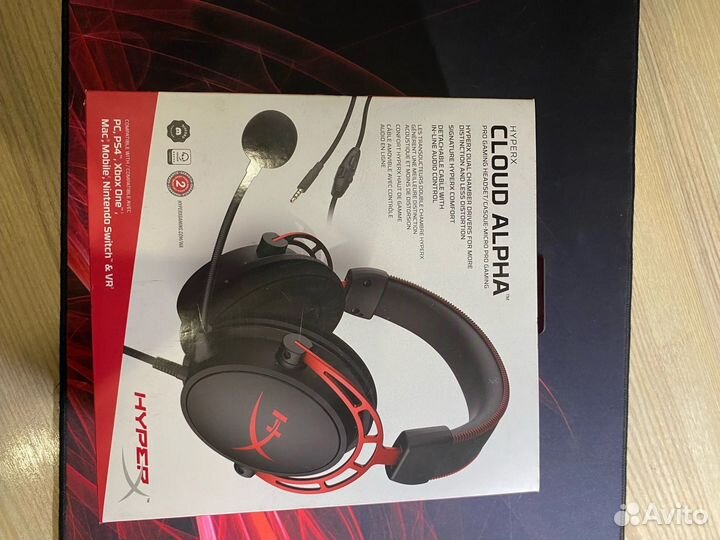 Игровые наушники hyperx cloud alpha
