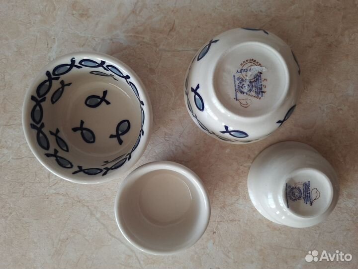 Набор розеток Болеславская керамика, Польша