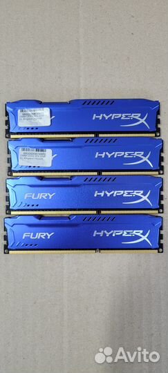 Оперативная память Hyperx fury 4 гб
