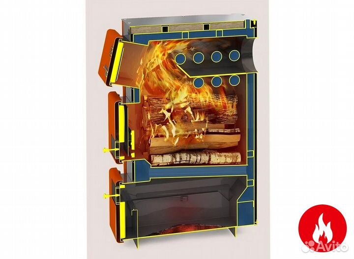 Твердотопливный котел теплодар куппер про-16 (2.0)